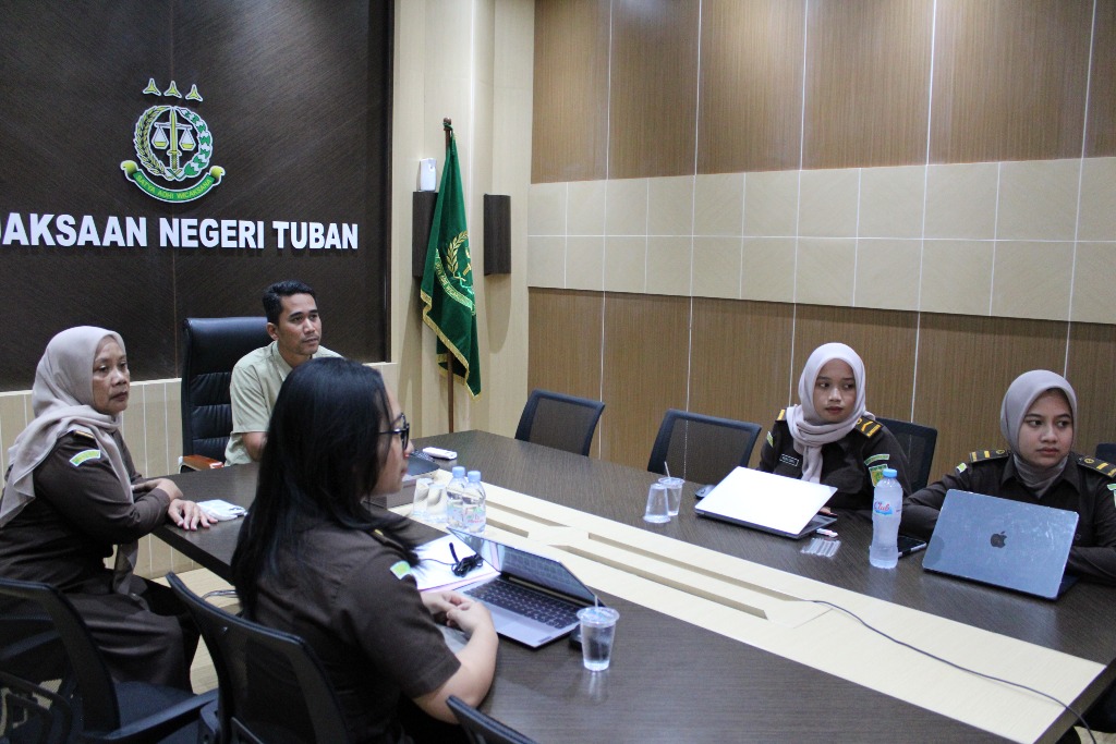 Perkuat Pengendalian Pidana Pengawasan dan Kerja Sosial, Kejari Tuban Ikuti FGD Virtual Bersama Kejaksaan Agung RI