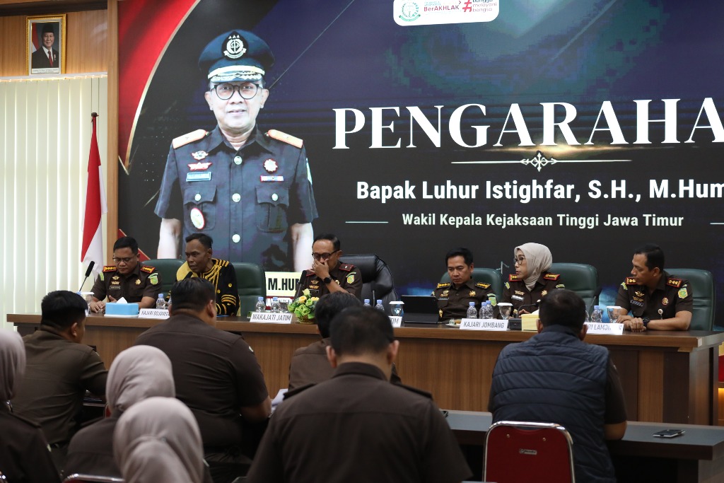 Tingkatkan Profesionalisme dan Akuntabilitas Penanganan Perkara, Kejari Tuban Ikuti Eksaminasi Pidum dan Supervisi Kejati Jatim